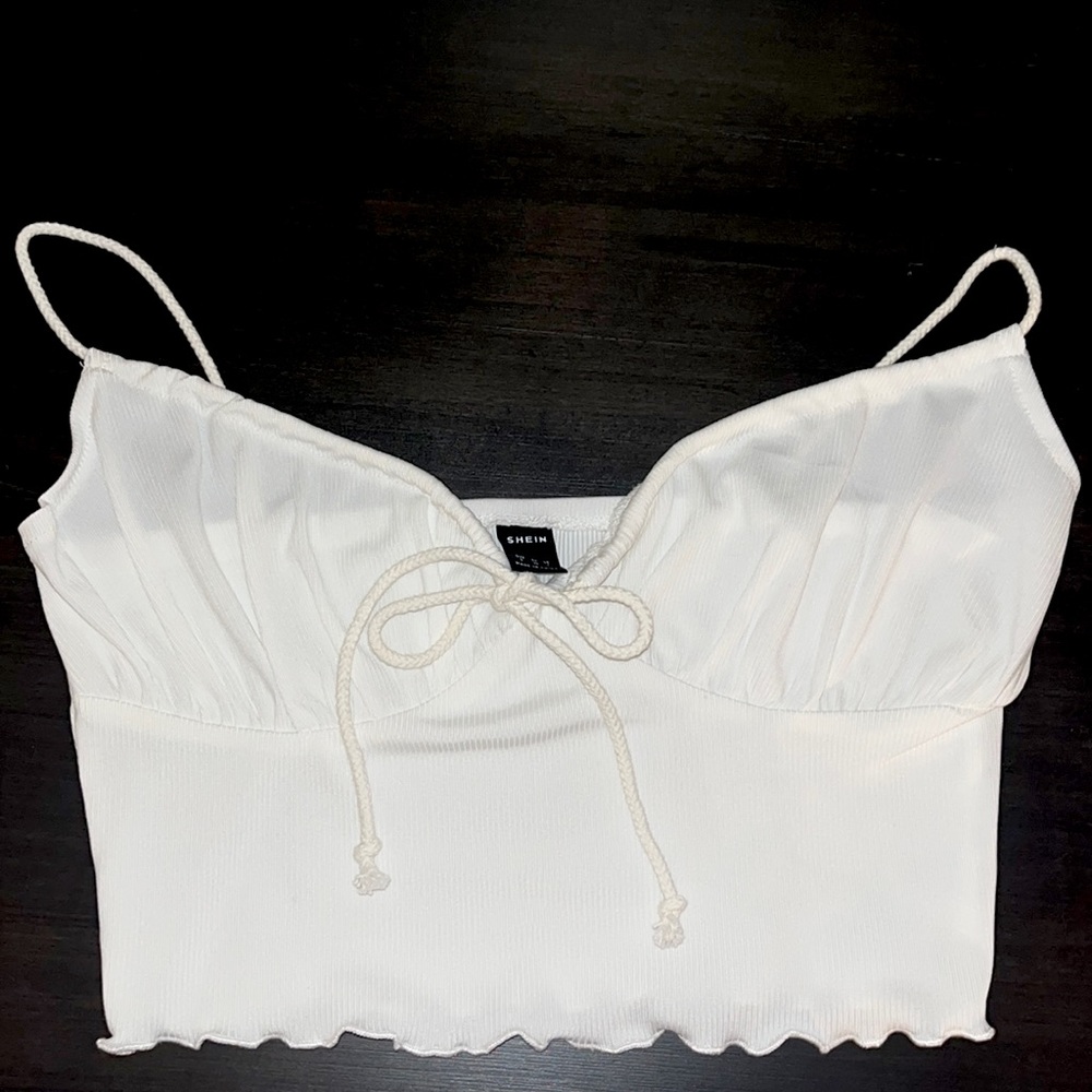 White tank top